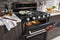 KITCHENAID KFGD500EBS 30-Inch 5 Burner Gas Double Oven Convection Range - Black Stainless Steel with PrintShield™ Finish