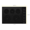 WHIRLPOOL WCE77US0HB 30-inch Electric Ceramic Glass Cooktop with Two Dual Radiant Elements