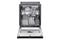 LG LDFN4542B Front Control Dishwasher with QuadWash™ and 3rd Rack