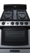 SUMMIT PRO247SS 24" Wide Gas Range