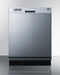 SUMMIT DW2435SS 24" Wide Built-in Dishwasher