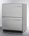 SUMMIT SP6DBS2D7 24" Wide 2-drawer All-refrigerator