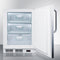 SUMMIT VT65ML7SSTBADA ADA Compliant Medical Grade Commercial All-freezer Capable of -25 C Operation, With Wrapped Stainless Steel Door, Towel Bar Handle, and Lock