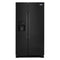 MAYTAG MSS25C4MGB 36-Inch Wide Side-by-Side Refrigerator with Exterior Ice and Water Dispenser - 25 Cu. Ft.