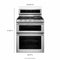 KITCHENAID KFGD500ESS 30-Inch 5 Burner Gas Double Oven Convection Range - Stainless Steel