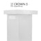 ZLINE KITCHEN AND BATH CM5KECOM304 ZLINE Crown Molding Profile 5 for Wall Mount Range Hood (CM5-KECOM-304)