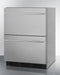 SUMMIT SP6DBS2D7ADA 24" Wide 2-drawer All-refrigerator, ADA Compliant