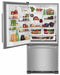 KITCHENAID KRBL109ESS 19 cu. ft. 30-Inch Width Full Depth Non Dispense Bottom Mount Refrigerator - Stainless Steel