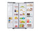 SAMSUNG RS22T5561SR 22 cu. ft. Counter Depth Side-by-Side Refrigerator with Touch Screen Family Hub™ in Stainless Steel