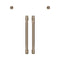 Café™ CXWSFHKPMBZ  2 French-Door Handles; 2 Knobs - Brushed Bronze