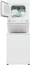 FRIGIDAIRE FLCE7523AW Frigidaire Electric Long Vent Stacked Laundry Center - 3.9 Cu. Ft Washer and 5.5 Cu. Ft. Dryer