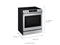 SAMSUNG NE63T8711SS 6.3 cu ft. Smart Slide-in Electric Range with Smart Dial & Air Fry in Stainless Steel