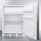 SUMMIT CT661WBIIF Built-in Undercounter Refrigerator-freezer for Residential Use, Cycle Defrost With A Deluxe Interior, Panel-ready Door, and White Cabinet