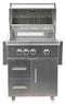 Coyote S-Series C2SL30NGFS 30 Inch Freestanding Grill with 2 Infinity Burners™, RapidSear™ Infrared Burner, 700 sq. in. Cooking Surface, Rotisserie and Smoker Box