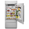 KITCHENAID KBBR306ESS 20.9 Cu. Ft. 36" Width Built-In Stainless Bottom Mount Refrigerator with Platinum Interior Design - Stainless Steel