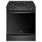 WHIRLPOOL WEG750H0HB 5.8 cu. ft. Smart Slide-in Gas Range with EZ-2-Lift™ Hinged Cast-Iron Grates - Black