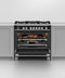 FISHER & PAYKEL OR36SCG6B1 Dual Fuel Range, 36", 5 Burners, Self-cleaning