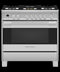 FISHER & PAYKEL OR36SDG6X1 Dual Fuel Range, 36", 5 Burners, Self-cleaning