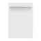 ZLINE KITCHEN AND BATH DPWMH18 ZLINE 18" Dishwasher Panel with Modern Handle [Color: White Matte]