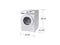 SAMSUNG WF45T6000AW 4.5 cu. ft. Front Load Washer with Vibration Reduction Technology+ in White