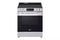 6.3 CF ELEC SINGLE OVEN SLIDE IN RANGE AIR FRY FAN CONVECTION EASYCLEAN PLUS SC SS