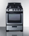 SUMMIT PRO247SS 24" Wide Gas Range