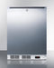 SUMMIT VT65ML7SSHHADA ADA Compliant Commercial All-freezer Capable of -25 C Operation, With Wrapped Stainless Steel Door, Horizontal Handle, and Lock