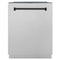 ZLINE KITCHEN AND BATH DWMTZSN24MB ZLINE Autograph Edition 24" 3rd Rack Top Touch Control Tall Tub Dishwasher in DuraSnow Stainless Steel with Accent Handle, 45dBa (DWMTZ-SN-24) [Color: Matte Black]