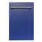 ZLINE KITCHEN AND BATH DPBG18 ZLINE 18" Dishwasher Panel with Traditional Handle [Color: Blue Gloss]