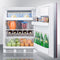 SUMMIT CT661WBIIF Built-in Undercounter Refrigerator-freezer for Residential Use, Cycle Defrost With A Deluxe Interior, Panel-ready Door, and White Cabinet