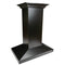 ZLINE 36 in. Wooden Island Mount Range Hood in Black  Includes  Motor