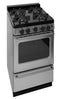 PREMIER P20B3102PS 20 in. ProSeries Freestanding Battery Spark Sealed Burner Gas Range in Stainless Steel