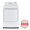 LG DLE7000W 7.3 cu. ft. Ultra Large Capacity Top Load Electric Dryer with Sensor Dry Technology