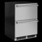 MARVEL MPDR424SS71A 24-In Professional Built-In Refrigerated Drawers With Adjustable Dividers with Door Style - Stainless Steel