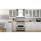 ZLINE 30 in. Professional Wall Mount Range Hood in Stainless Steel with Crown Molding KECOMCRN30