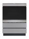 SHARP SKCD24U0GS 24 in. Under the Counter SuperSteam+ Built-In Wall Oven Pedestal