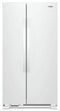 WHIRLPOOL WRS315SNHW 36-inch Wide Side-by-Side Refrigerator - 25 cu. ft. - White