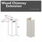 ZLINE 61 in. Wooden Chimney Extension for Ceilings up to 12 ft. KPTTE