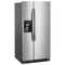 WHIRLPOOL WRS311SDHM 33-inch Wide Side-by-Side Refrigerator - 21 cu. ft.