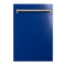 ZLINE KITCHEN AND BATH DPBG18 ZLINE 18" Dishwasher Panel with Traditional Handle [Color: Blue Gloss]