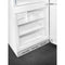 SMEG FAB38URWH 18 cu. ft. retro-style fridge, White, Right-hand hinge