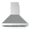 VERONA VECHW48GSS 48" Designer Chimney Wall Hood- 1200 CFM - 4 Speeds