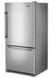 MAYTAG MBF2258FEZ 33-Inch Wide Bottom Mount Refrigerator - 22 Cu. Ft.