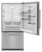 KITCHENAID KRBR102ESS 22 cu. ft. 33-Inch Width Full Depth Non Dispense Bottom Mount Refrigerator - Stainless Steel