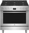 ELECTROLUX ECFD3668AS 36'' Dual-Fuel Freestanding Range