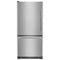 KITCHENAID KRBL109ESS 19 cu. ft. 30-Inch Width Full Depth Non Dispense Bottom Mount Refrigerator - Stainless Steel